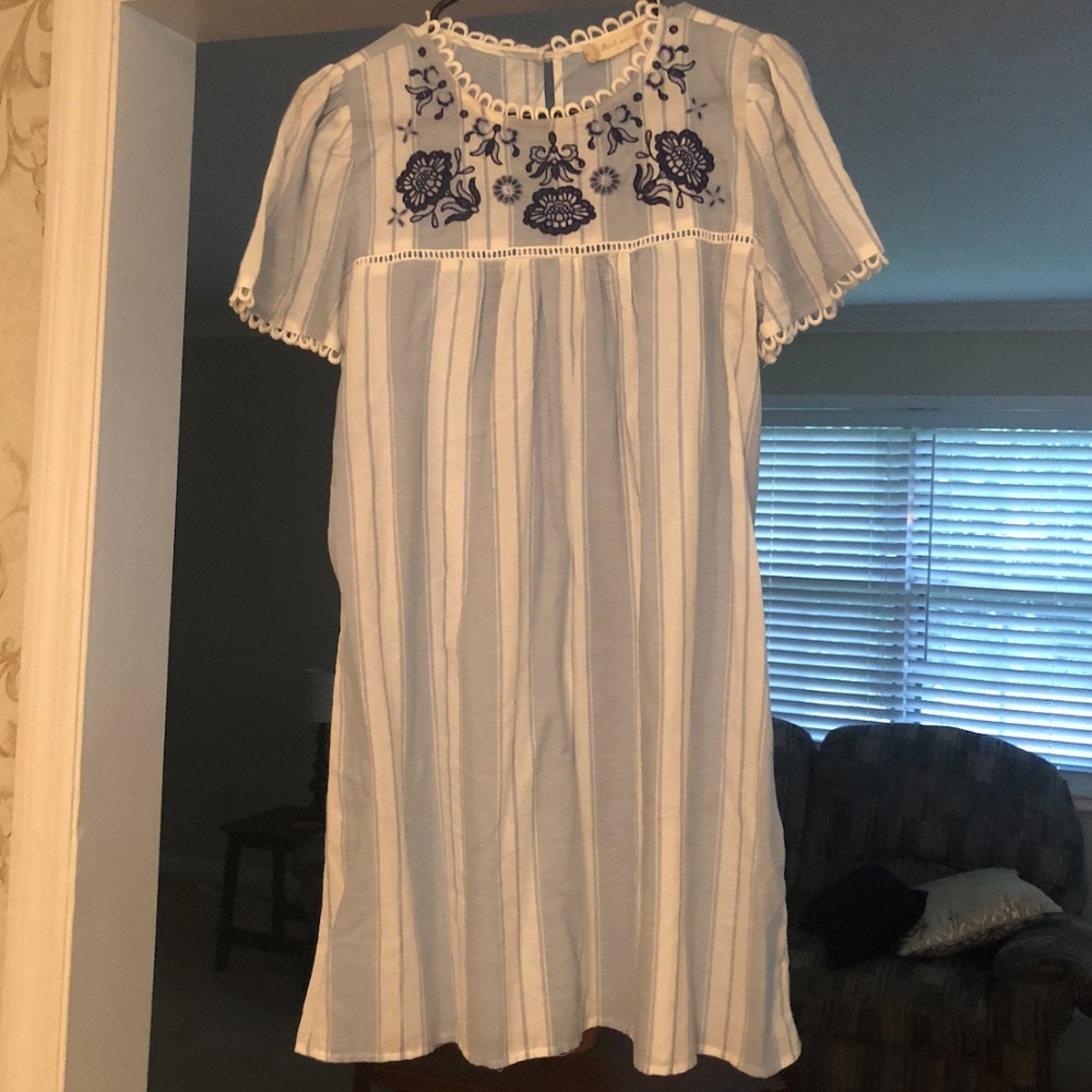 NWOT Altar'd State striped peasant dress tunic